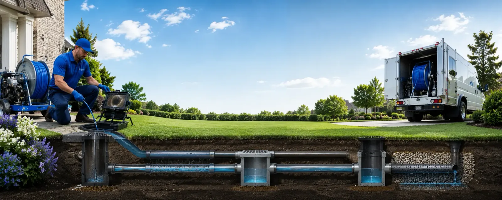 Outdoor drain cleaning information for Cascade, MD